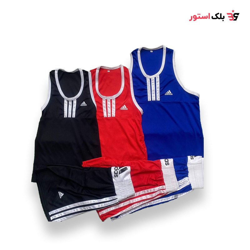 ست تاپ و شلوارک ورزشی مردانه مدل آدیداس